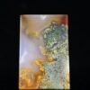 Emerald Shadow & Golden Glow Agate Peace Pendant