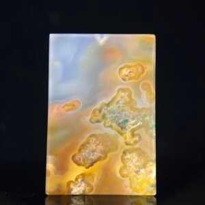 Aurora Vein Agate Serene Peace Pendant