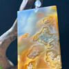 Aurora Vein Agate Serene Peace Pendant