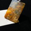 Aurora Vein Agate Serene Peace Pendant
