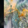Agate Peace Pendant: Fantasy Landscape