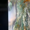 Agate Peace Pendant: Fantasy Landscape