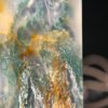 Agate Peace Pendant: Fantasy Landscape