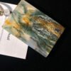 Agate Peace Pendant: Fantasy Landscape